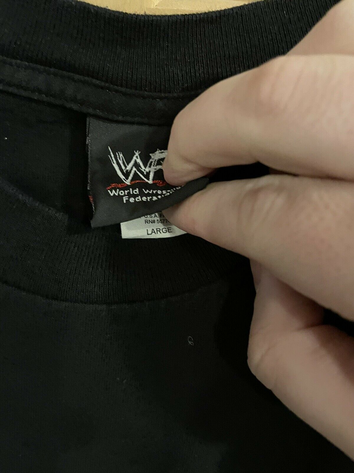 Vintage The Rock WWF Braham Bull 2000 Tags