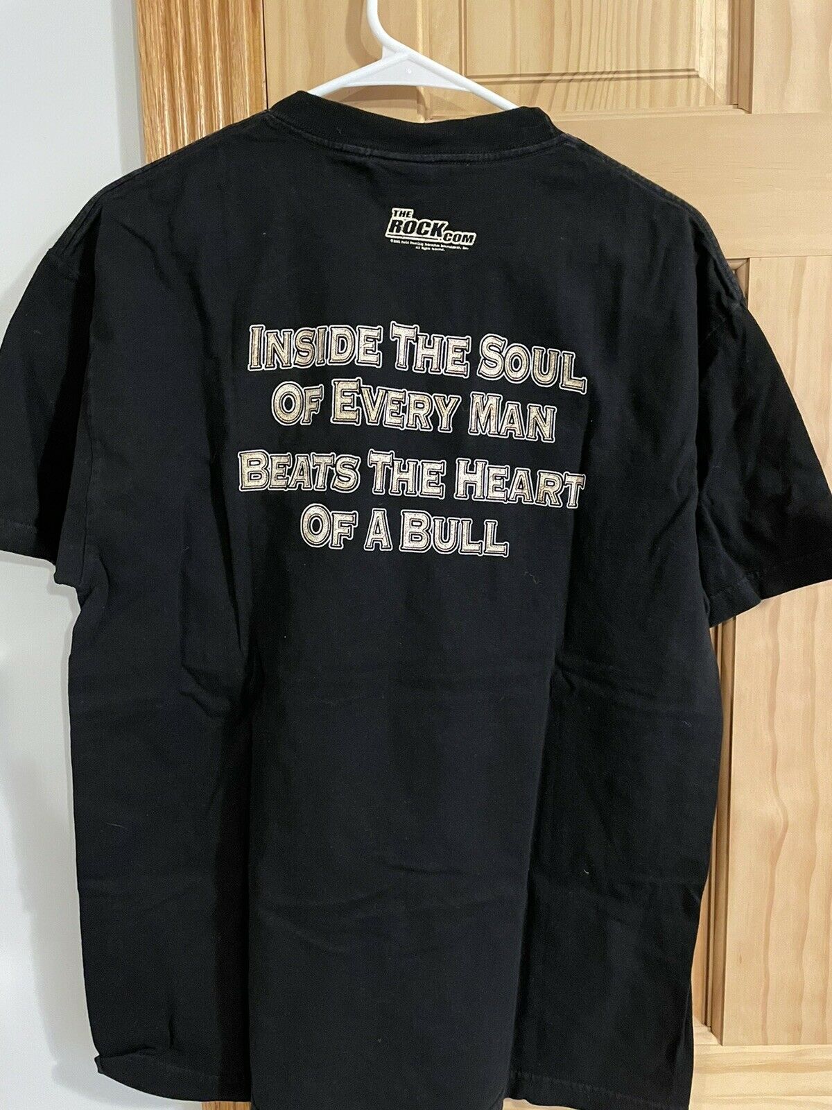 Vintage The Rock WWF Braham Bull 2000 Tags