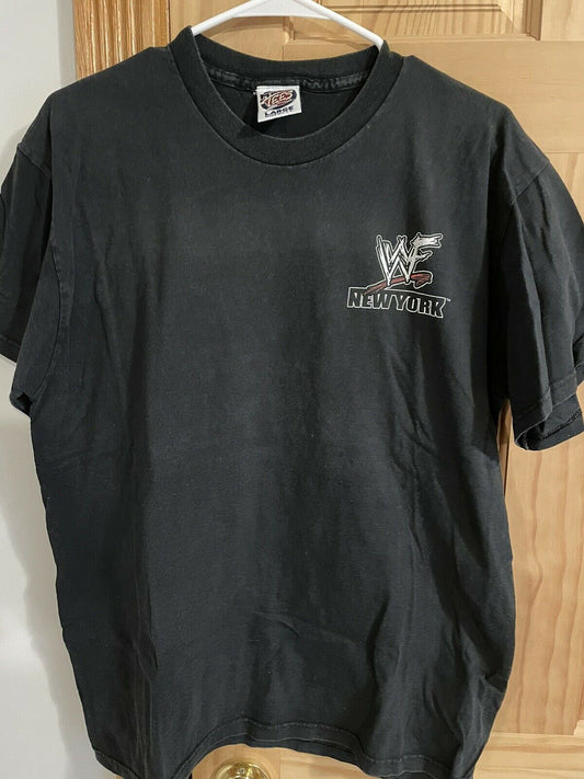 Vintage WWF New York Restaurant Tee 2000 Tags